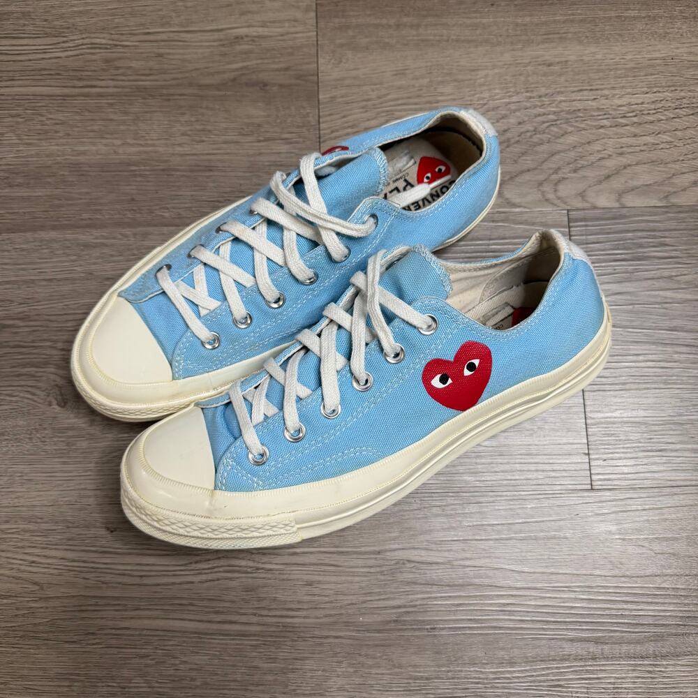 Comme des Garçons PLAY x Converse Chuck 70 Low Bright Blue